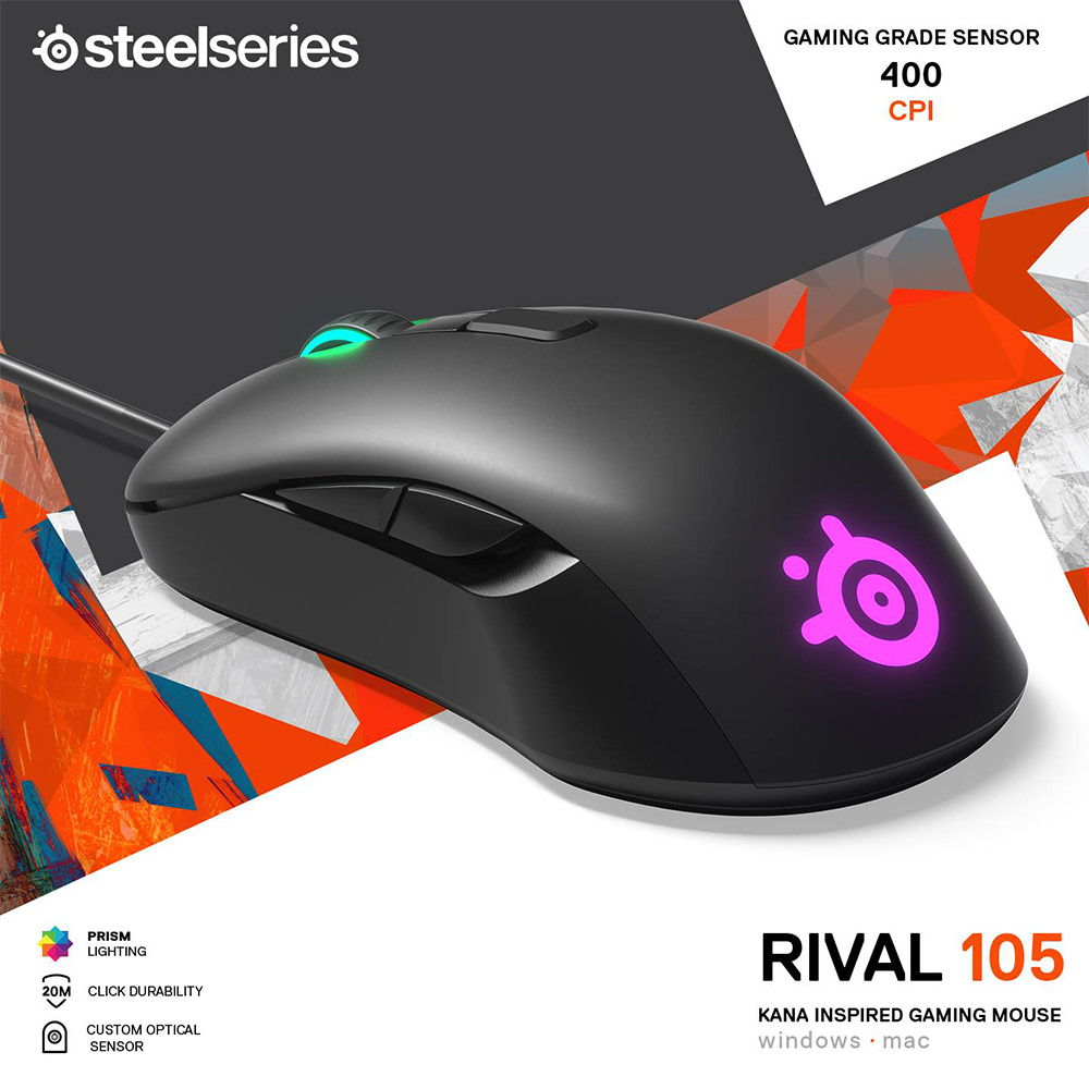 Chuột chơi game SteelSeries Rival 105 2019 Edition (62415) 2